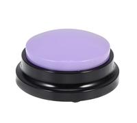 VALICLUD Interactive Dog Talking Button Set Wear-Resistant Recordable Dog Buzzer Training Purple Pet Communication Button to Speak