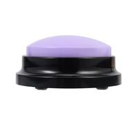 VALICLUD Interactive Dog Talking Button, Wear-Resistant Purple Recording Buzzer for Puppy Training and Pet Communication, Dog Supply without Batteries