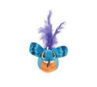 VALICLUD Interactive Flapping Bird Cat with Simulated Chirping for Indoor Kittens, Blue Kingfisher Design, Flying Bird Wand for Hunting and Chasing Stimulation