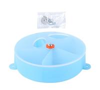VALICLUD Interactive Parrot Foraging Wheel-like Bird Feeder Bowl for Cage or Play Gym Educational that Prevents Negative Behaviour and Encourages Chewing Random Random Color