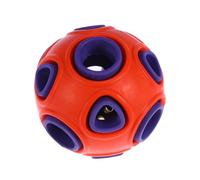 VALICLUD Interactive Pet Dog Chew Ball with Bell Sound, Biting Resistance Plastic Giggle Ball for Puppies, Better Grip and Sturdy Design, for Fetch the Park or Yard