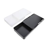 VALICLUD Invisible Drawer Organizer with Adhesive Sticky Design under Desk Storage Box 2pcs Large-capacity Abs Multi-purpose Stationery Tray for Home Office Desktop Study
