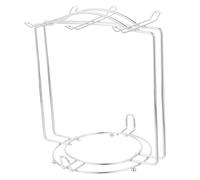 VALICLUD Iron Coffee Mug Stand with Drainage Rack Sturdy Lightweight Iron Cup Holder for Kitchen Counter to Cups Capacity with Flat Wide Base for Teacups Plates Organization and Display