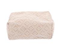VALICLUD Japanese Minimalist Rectangular Tissue Box Cover Cotton Linen Fabric Holder for Standard Boxes Soft Material Easy Replacement Aesthetic Storage Case for Living Vanity Office Car