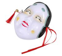 VALICLUD Japanese Style Cosplay Mask Sturdy Decorative Japanese Theater Performance Mask for Halloween Costume Party Role Play and Carnival