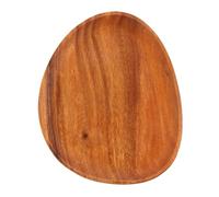 VALICLUD Japanese Wooden Snack Tray Large Irregular Shape Sushi Plate Food Serving Platter for Kitchen Dining and Dessert Presentation