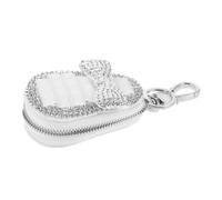VALICLUD Key Case for Women Car Key Holder Zipper Diamond Gourd Stylish Scratch
