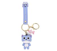 VALICLUD Key Chain Pendant Cute Keychains for Women Car Key Chain Key Chain Cute Aesthetic Keychain Girl Keychain Kawaii Keychain Key Chains for Car Keys Cartoon Keychain Bag Charm PVC Blue