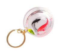 VALICLUD Keychain Pendant Creative Fish Tank Accessory for Bags Backpacks and Keys for Fish Lightweight Design Charming Decor