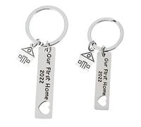 VALICLUD Keychain Pendant Set House Keyring Holder Backpack Charms Bag Charms for First Time Homeowners