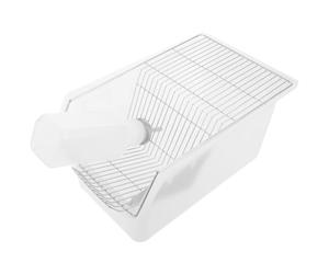 VALICLUD Laboratory Mouse Breeding Cage with Heat Resistant Pp and Stainless Steel Wire Mesh Lid, Ventilated Rodent Cage Optimized for Breeding in Animal Facility and Colony Management