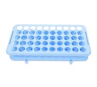 VALICLUD Laboratory Plastic Test Tube Holder Slot Rack for Blood Collection Acid Extraction Space Saving Design Lightweight Stable for Versatile Lab Applications