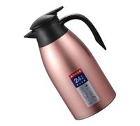 VALICLUD Large Capacity Stainless Steel Thermal Water Bottle Hot Water Kettle with Double Vacuum Insulation for Coffee and Cold Drinks Hour Heat Retention Scalding Handle Suitable for Home