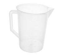 VALICLUD Large Capacity Thickened Measuring Cup with Handle Graduated Liquid Pitcher for Fuel Oil and Various Fluids Lightweight Reusable Transparent Container with Scale for Precise
