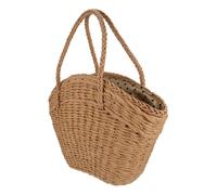 VALICLUD Large Capacity Woven Shoulder Beach Bag Lightweight Straw Tote for Women Outdoor Pouch Versatile Handbag for Shopping Parties and Travel