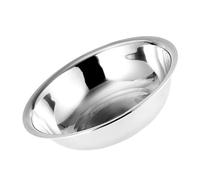 VALICLUD Large Mixing Bowl Stainless Steel High Class Stainless Steel Multi-Functional Stable Flat Bottom Silver Large Washing Bowl for Fruit Rice Kitchen Accessory