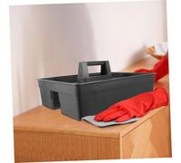 VALICLUD Large Plastic Cleaning Tote Caddy with Handle for Hotels Spacious Storage Organizer for Tools and Cleaning Supplies Portable Handheld Housekeeping Basket for Versatile Use
