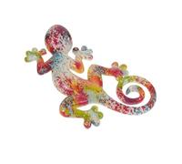 VALICLUD Large Resin Gecko Wall Sculpture for Outdoor Garden and Patio - Sturdy Hanging Lizard Figurine for Backyard and Courtyard Wall Decor
