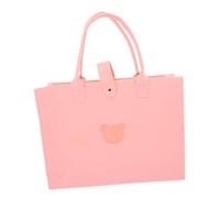 VALICLUD Large Reusable Felt Tote Bag Lightweight with Sturdy Handles for Grocery Shopping Travel Beach Portable Tote Bag for Women Handbags with Ample Storage and Sophisticated Style