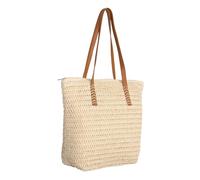 VALICLUD Large Woven Tote Bag for Women Lightweight Shoulder Beach Bag with Chic Pattern Spacious Interior for Travel Vacation Summer Outings