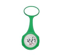 VALICLUD LCD Digital Display Watch Practical Green Fob for Medical Professionals Hanging Pocket Watch for and Doctors for Hospital Use