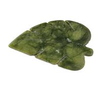 VALICLUD Leaf Shape Jade Stones Natural Green Desk Decoration Gift