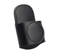 VALICLUD Leather Stethoscope Holder Clip with PU Leather and Metal Belt Clip Portable Carry Case for Physicians Nurses Fits Stethoscope Types Including Pediatric and Single Head Models