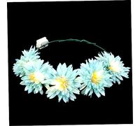 VALICLUD LED Glowing Headband for Parties Hawaiian Style Hairband Creative Festival Hair Accessories for Women Unique Glowing Garland Design for Carnival Celebrations