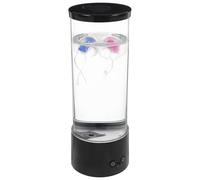 VALICLUD LED Jellyfish Night Lamp with Remote Controller for Bedroom and Study, Abs Material Soft Light Color Atmosphere Lighting, Gentle the Eyes Sleep Aid Nightstand Lamp