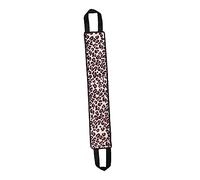 VALICLUD Leopard Print Back Applicator Band for Self Tanning Lotion 1 Piece Long Handle Comfortable to Hold for Body Care and Sunless Tanning