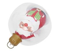 VALICLUD Light Up Inflatable Christmas Ball Outdoor Blow Up Bauble with Sturdy Base Weather-resistant Giant Inflatable Ornament for Festive Garden Holiday