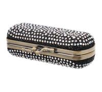 VALICLUD Lipstick Holder with Mirror for Purse Metal Cosmetic Storage Case Anti-Break Lipstick Protector Box Black Travel Organizer for Women