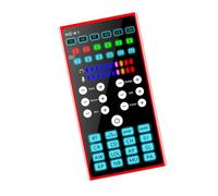 VALICLUD Live External Sound Card Mixer for Phone and Computer, Portable Voice Changer Audio Interface with USB Connection, Suitable for Streaming, Podcasting, and Live Broadcast Users