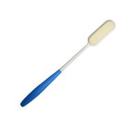 VALICLUD Long Handle Back Scrubber with Detachable Brush Head for Bathing and Exfoliating Dead Skin Non-Slip Plastic Handle Shower Brush for Men and Women Stress Relief Blue