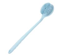 VALICLUD Long Handle Silicone Bath Brush Practical Exfoliating Back Scrubber for Comfortable Ergonomic Design for All Body Parts Easy to Clean and Hang for Loved Ones