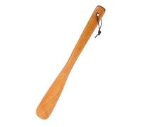 VALICLUD Long Shoe Horn Travel Shoehorn Simple Design Solid Wood with Bamboo Handle Comfortable Grip without Damaging The Shoe Surface Travel Use