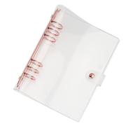 VALICLUD Loose-Leaf Scrapbook Cover Portable Binder Cover A5 Size PVC High Durability Guard Notebook Design for Travel Handbook