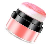 VALICLUD Loose Powder Blush Mushroom Head Shape Plastic Compact with Puff Soft Powder Brush Head Easy to Use Does Not Come off Unique Small Lovely Style for Women Valentine’s Day Mother’s