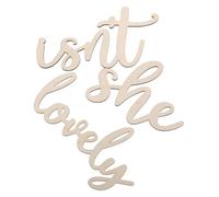 VALICLUD Lovely Wooden Wall Stickers for Girl Nursery Room Decor Safe and Wood Art for Newborn Photoshoot Easy to Install Beautiful Design for Nursery and Spaces