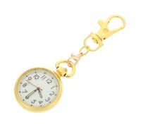 VALICLUD Luminous Pocket Nurse Watch with Buckle Design, Glow-in-The-Dark Chest Fob Watch for Nurses and Students, Portable Hanging Analogue Timepiece for Night Use