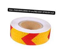 VALICLUD Luminous Reflective Warning Tape with Honeycomb Pattern Safety Caution Tape for Vehicles and Objects for High Visibility and Emergency Identification