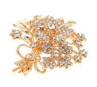 VALICLUD Luxury Money Tree Brooch Pin for Women Crystal Leaf Bouquet Design Secure Fit Lapel Pin Versatile Elegant Decoration for Suits Dresses and Formal Occasions Symbol of Wealth and