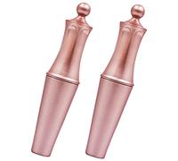 VALICLUD Magnetic Eyeliner Pen 2pcs 4ml Rose Gold Liquid Liner Professional Waterproof Makeup Tool for Women and Teens Compatible Magnetic False