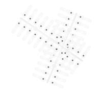 VALICLUD Magnetic Nail Gel Polish Chart Nail Display 48Pcs Plastic Detachable Design Easy Detachment and Replacement for Beginners Salon Use Practice Tips