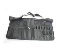 VALICLUD Makeup Special Waist Bag Adjustable Belt Professional Cosmetic Organizer with Multiple Pockets Pouches Zippered Compartments Brush Holders for Photo Makeup Artists Black