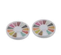 VALICLUD Manicure Caviar Beads Nail Beads for Manicure Multi Functional Caviar for Nail Decal and Kit Use as Paillettes and Pearls