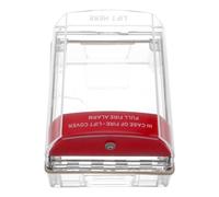 VALICLUD Manual Alarm Button Cover and with Easy Installation Full Coverage for Fire Call Point Protector Shield for Emergency Manual Fire Alarm