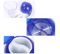 VALICLUD Manual Ice Crusher Mini Household Hand-cranked Ice Shaved Machine for Summer Drinks with Sturdy Blade Suitable for Home and Travel Use Random Color