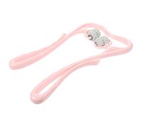 VALICLUD Manual Neck Massager Roller with Four Balls for Muscle Relaxation and Headache Relief Pink Pp Material Neck Roller Promoting Recovery from Sprains
