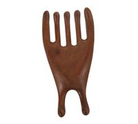 VALICLUD Massage Comb for Essential Oil Massage Wooden Five Finger Scalp Massager Temple and Forehead Massager Function for Home and Office Use